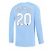 Billige Manchester City Bernardo Silva #20 Hjemmebane Fodboldtrøjer 2023-24 Langærmet